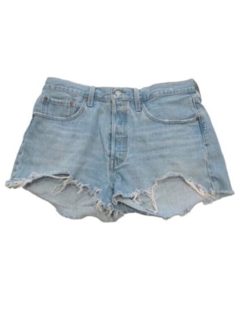 Levi’s Premium 501 High Rise Button Fly Jean Shorts 30